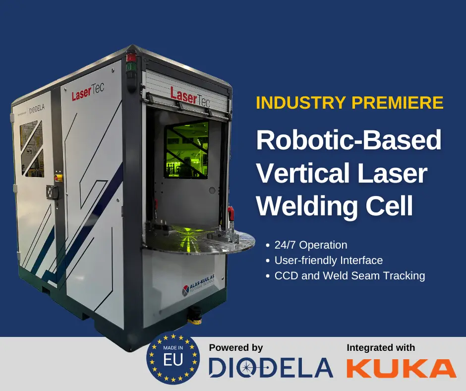 Industry Premiere: Robotic-Based Vertical Laser Welding Solution