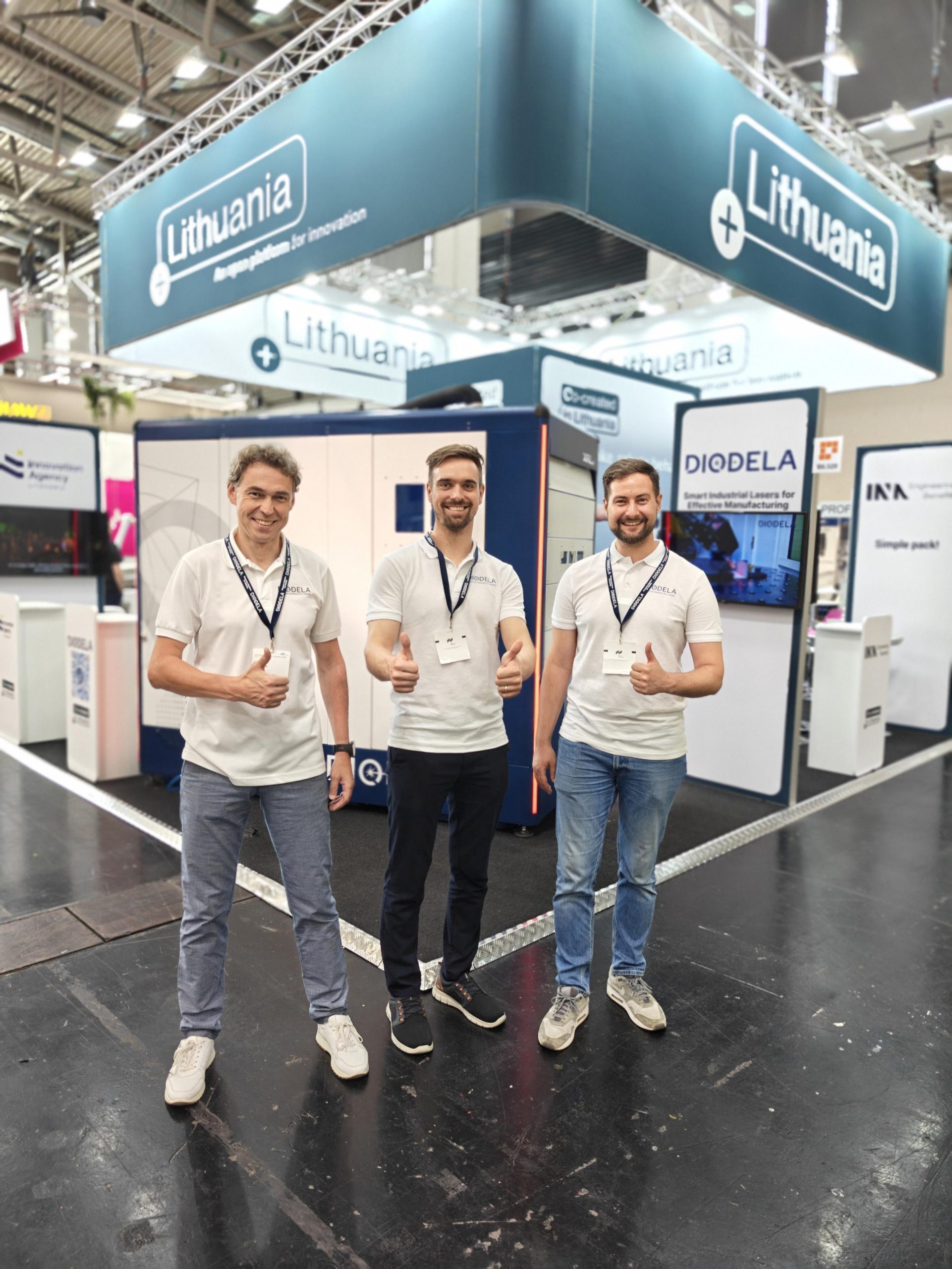 Diodela successfully introduced the DIOCELL laser welding solution at “automatica 2025”