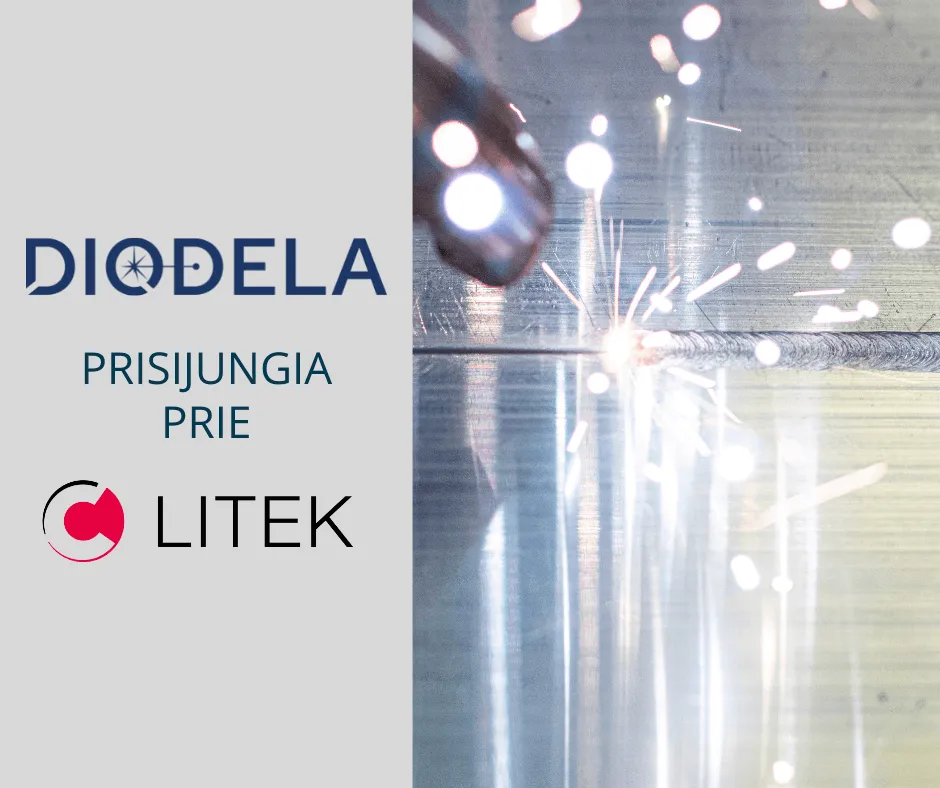 diodela prisijungia prie litek