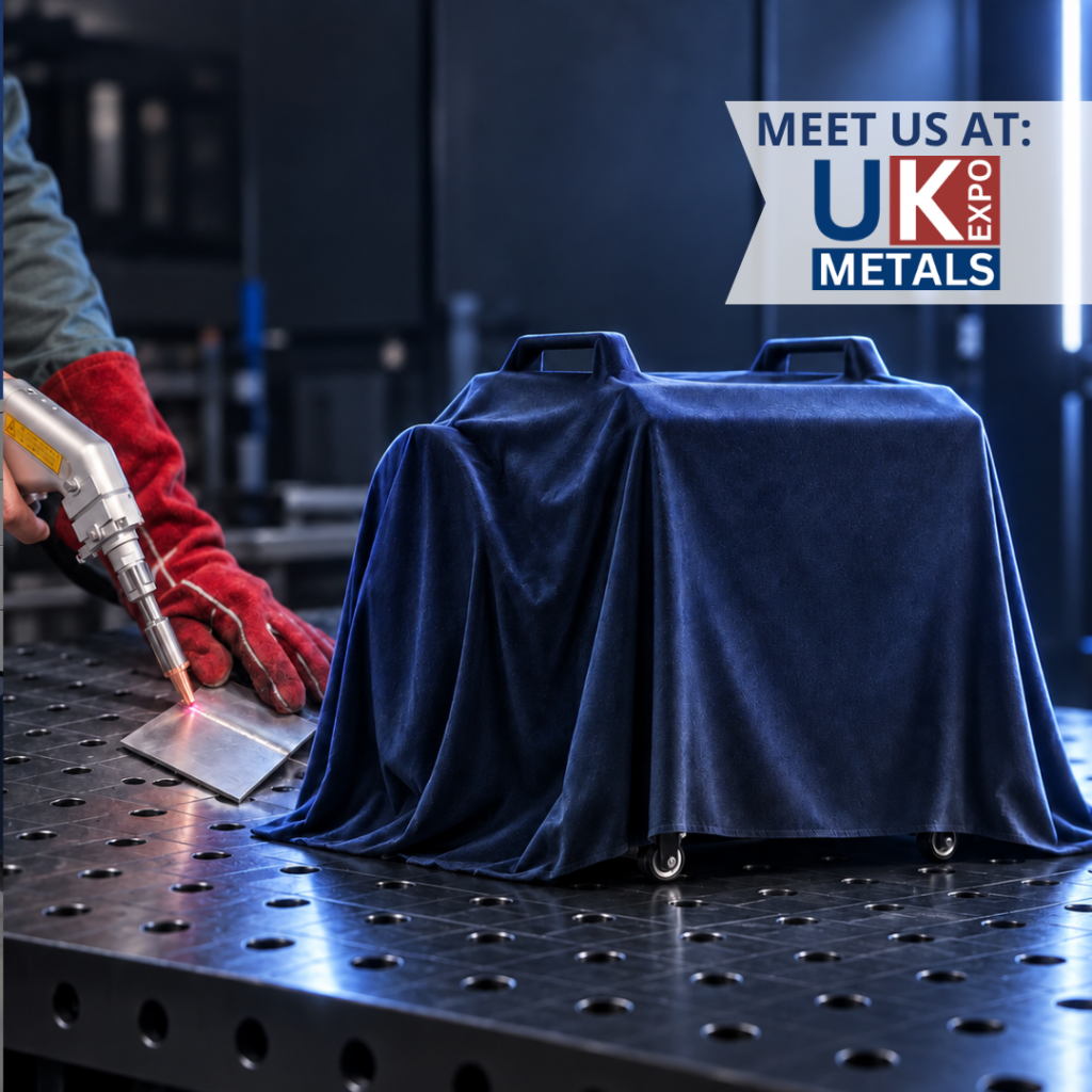 Covered new Diodela laser welding machine and live laser welding demonstration
